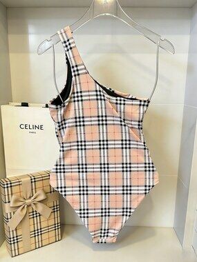 Timeless Burberry Plaid Beachwear